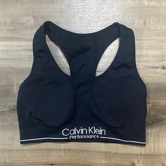 Calvin Klein Other - Calvin Klein Black Racerback Sports Bra